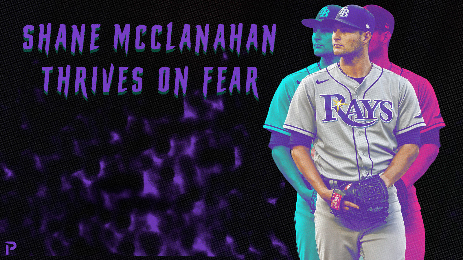 Shane McClanahan Baseball Paper Poster Rays 2 - Shane Mcclanahan